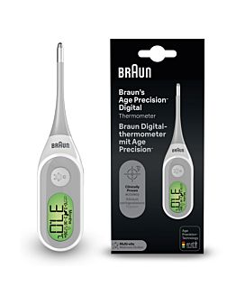 BRAUN PRT2000 Termometr elektroniczny piórkowy z age precision®, pomiar w 8 s