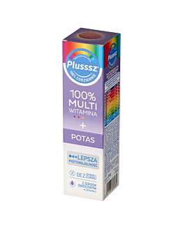 Plusssz 100% Multiwitamina + Potas, Tabletki musujące
