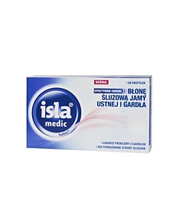 Isla Medic Hydro+ Smak Wiśniowy, Pastylki do ssania