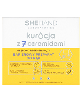 SheHand Trattamento con 7 Ceramidi - Crema Rigenerante per Mani 80 g