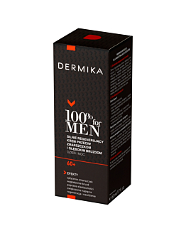 Dermika 100% For Men 60+ Silnie regenerujący krem przeciw zmarszczkom i głębokim bruzdom