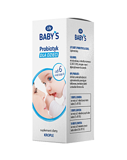 Life Baby's, Probiotyk dla dzieci od 6. miesiąca życia, Krople