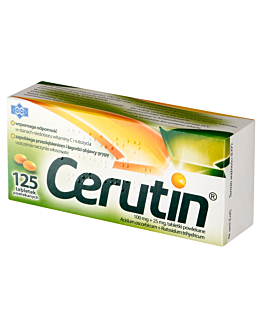 Cerutin 100 mg+25 mg Tabletki powlekane