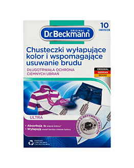 Dr. Beckmann Chusteczki Wyłapujące Kolor do Ciemnego