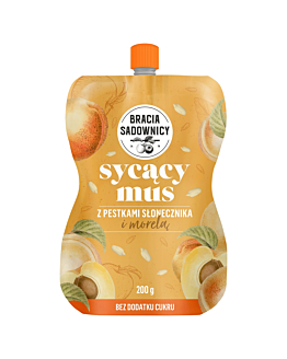Bracia Sadownicy Sycący Mus z pestkami słonecznika i morelą