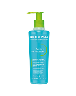 Bioderma Sebium Moussant Gel Detergente per Pelle Acneica 200 ml