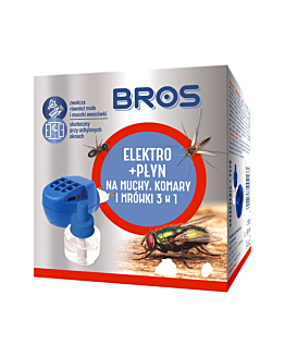 Bros Elektro + Liquido 3 in 1 per mosche, zanzare e formiche