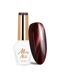 MollyNails Reds Cat Eye Red Lakier Hybrydowy UV LED Nr 237 8 g