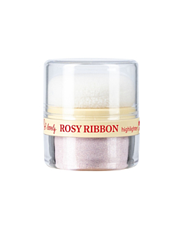 Lovely Rosy Ribbon Highlighter sypki rozświetlacz do twarzy i ciała, 2g