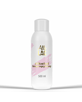 AlleLac Alkohol Izopropylowy IPA Do Odtłuszczania Paznokci 500ml