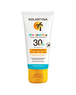 Kolastyna Sun Family SPF30 - Emulsja do opalania Rodzinna - mini SPF 30 80 ml