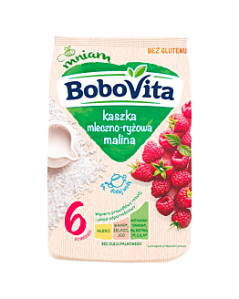 Bobovita Kaszka Mleczno-Ryżowa z Malinami
