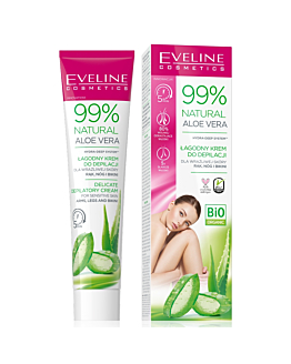 Eveline 99% Natural Aloe Vera Krem do depilacji rąk, nóg i bikini