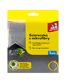 Jan Niezbędny Silver Block Ściereczka z Mikrofibry
