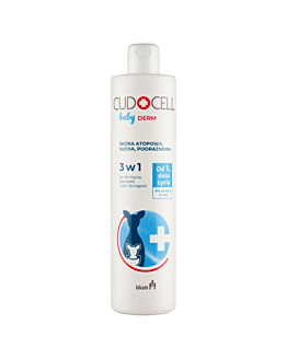 Cudocell Baby Derm Żel do Mycia, Szampon i Płyn Do Kąpieli 3 w 1 Skóra Atopowa 400 ml