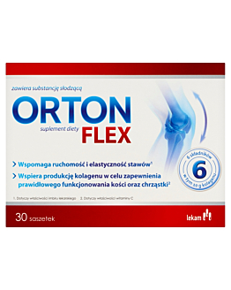 Orton Flex, Preparat na wzmocnienie stawów, Proszek w saszetkach, 30 szt.