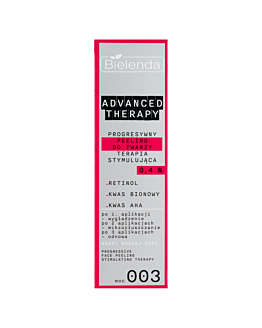 Bielenda Advanced Therapy Progresywny Peeling ognisty do twarzy terapia stymulująca 003