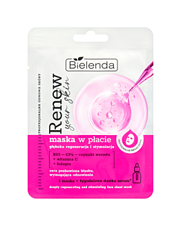 Bielenda Renew Your Skin Maska w płacie głęboka regeneracja i stymulacja