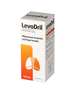 Levodril Syrop 60 mg/10 ml, 120 ml