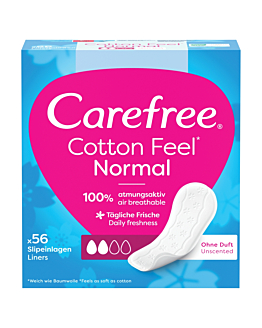 Carefree Salvaslip Cotton Unscented 56 pz