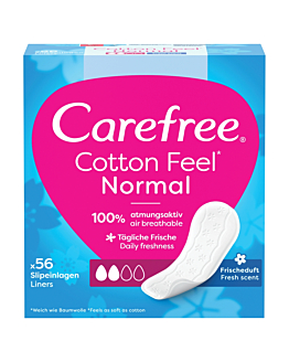 Carefree Cotton Fresh Salvaslip 56 pz