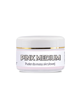 Allepaznokcie Puder Akrylowy Do Paznokci Pink Medium Acrylic Powder 15 g Nr 4