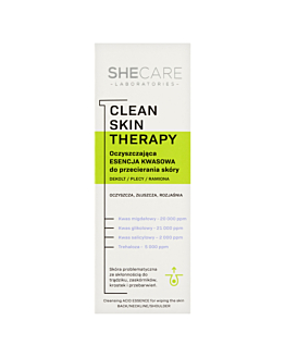 Shecare Clean Skin Therapy - Oczyszczająca esencja kwasowa do przecierania skóry ciała 