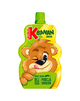 Kubuś Mus 100% z owoców marchew + Banan