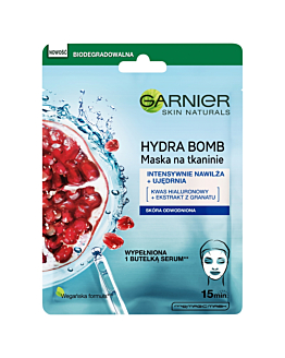 Garnier Skin Naturals Moisture Bomb Nawilżająca maska w płachcie 