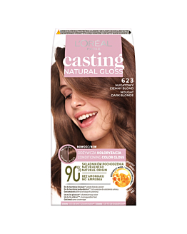 Casting Natural Gloss Tinta per Capelli, 623 Biondo Scuro Nocciola