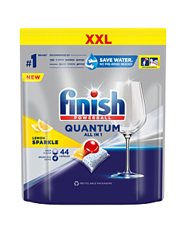 Finish Kapsułki do Zmywarki Quantum Lemon, 44 szt.