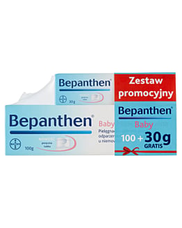 Bepanthen Baby Maść ochronna od 1. dnia życia, Zestaw  100 g +30 g