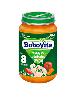 Bobovita Obiad Warzywa z delikatną rybą po 8 m-cu