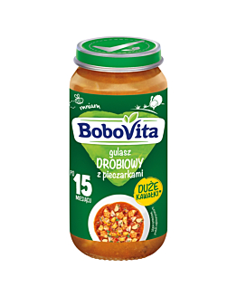 Bobovita Gulasz Indyk i Pieczarki - Obiad 250 g