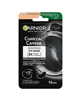 Garnier Skin Naturals Maska pod oczy z węglem i kofeiną 5g