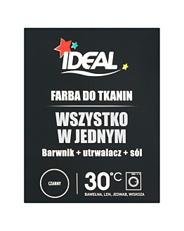 Ideal Farba do tkanin czarny 