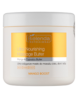 Bielenda Professional Mango Boost Odżywcze masło do masażu ciała, dłoni i stóp