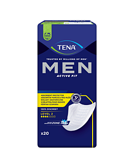 Tena Men Active Fit Level 2,  Wkładki na nietrzymanie moczu dla mężczyzn