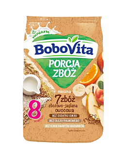 Bobovita Kaszka Porcja Zbóż 7 Zbóż Mleczna Owocowa