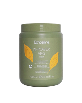 ECHOSLINE Ki-Power Veg Mask intensywnie odbudowująca maska do włosów, 1000ml