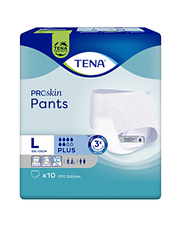 Tena Pants ProSkin Plus Mutandine assorbenti, 100-135 cm, Taglia L