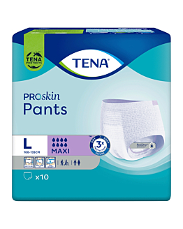 Tena Pants ProSkin Maxi Majtki Chłonne L 10 Sztuk
