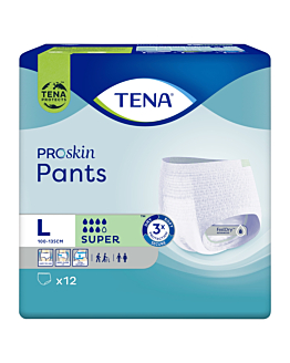 Tena Pants ProSkin Super, Pannoloni, 100-135 cm, Taglia Large 12 pz
