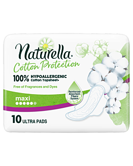 Naturella podpaski ze Skrzydełkami Cotton Super