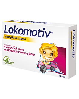 Lokomotiv, Pastylki do ssania na chorobę lokomocyjną dla dzieci i dorosłych