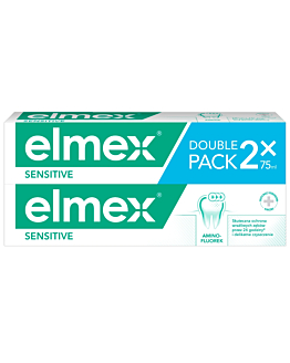 Elmex Pasta do zębów Sensitive  duopack