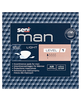 Seni Man Light Level 1, Wkładki urologiczne dla mężczyzn