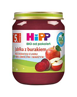 Hipp Przecier Owocowo - Warzywny Jabłka z Burakiem Bio