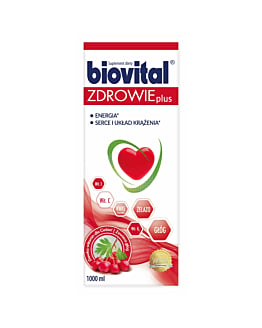 Biovital Zdrowie Plus, Suplement diety na wzmocnienie organizmu, Płyn 1 l