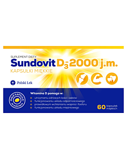 Sundovit D3 2000 j.m., Kapsułki